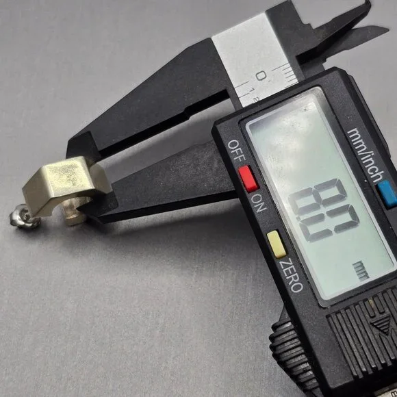 Sterling Silver Geometric C-Hoop Earrings Bold .75" Modern Hexagon Design - Picture 12 of 13